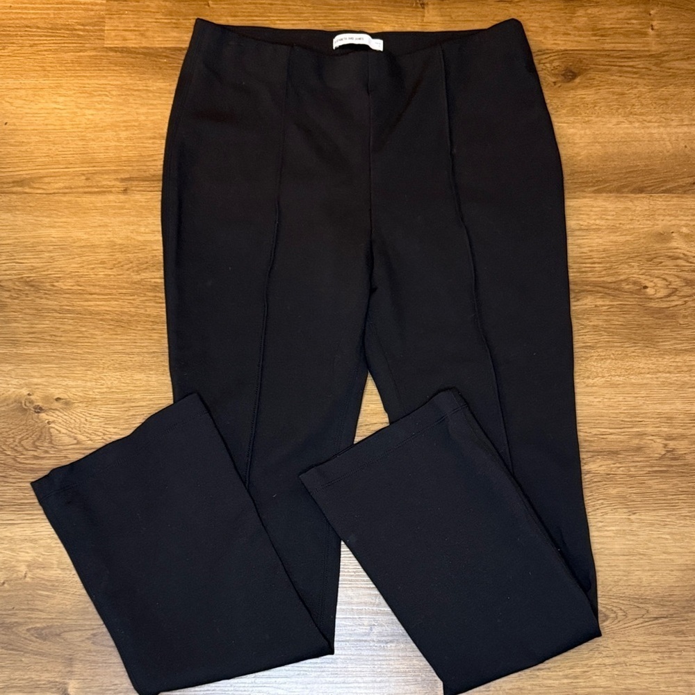 Elizabeth And James Flare Pull On Pants Black Career Office Event Women’s Large